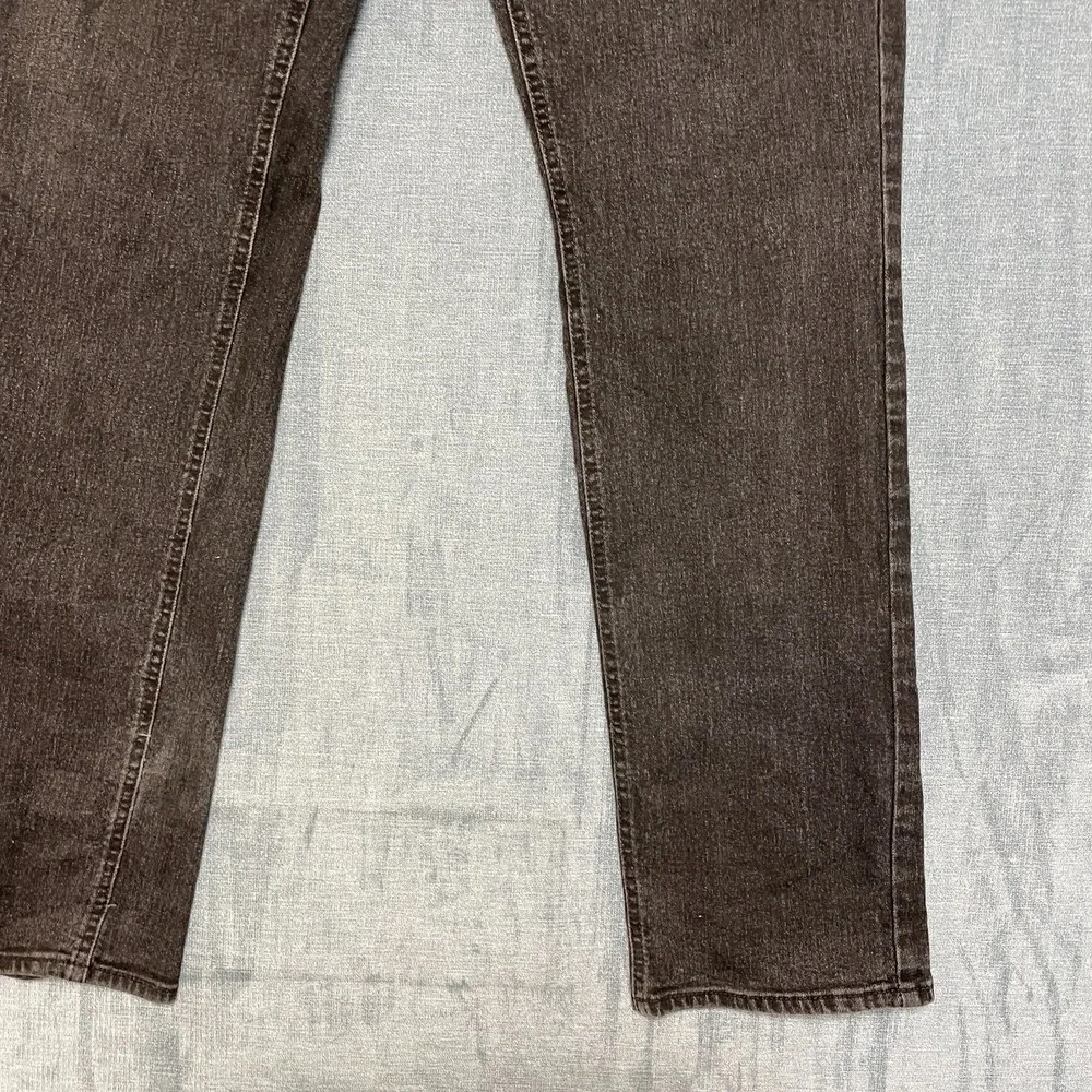 Denizen from Levi's 231 Athletic Jeans Mens 34 Black Straight Leg Dark Wash
